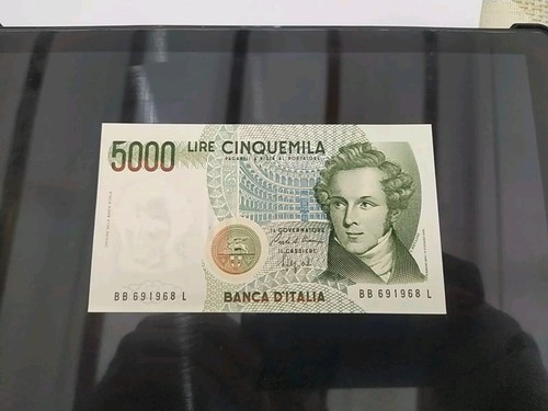 Banconota 5000 lire bellini 4 - 5000,