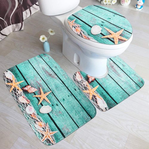 Set tappeto bagno - set, flanella