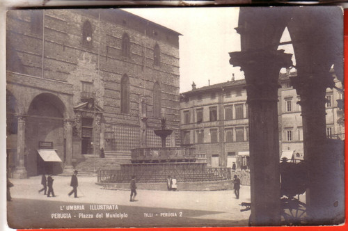 Cartolina perugia umbria - cartolina,