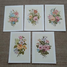 Sf1) Lotto Stampe Botaniche Fiori Flower Collezione Scrapbooking Il Grifo Rare