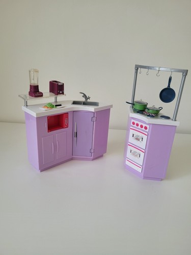 Barbie mattell cucina viola - mattell,