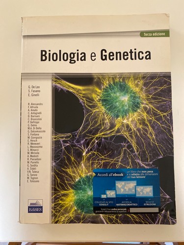 Testo biologia genetica de - biologia,