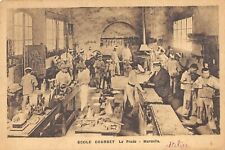 CPA 13 MARSEILLE ECOLE COURBET LE PRADO ATELIER (cpa rare