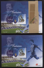 INGROSSO: 100 x PORTOGALLO blocco 233: 100 anni squadra calcio FC affrancatura, prezzo postale