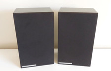 Altoparlanti stereo hi-fi Hitachi SS MD 11 vintage effetto legno scuro 28W/6Ohms