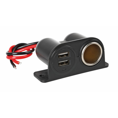 Presa corrente con doppia usb - corrente,