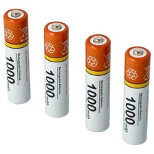 4x Batterie pour Motorola StarTac S1201 DECT 1000mAh 1,2V
