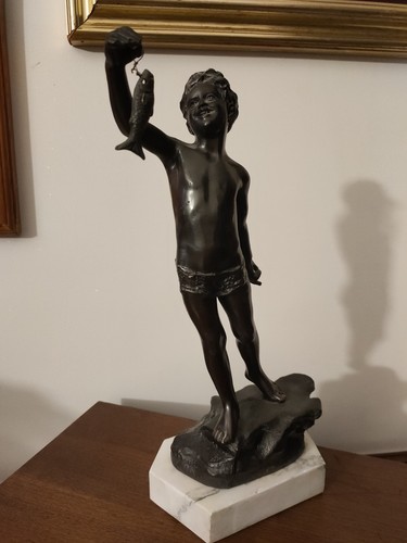 Bronzo pescatorello fonderia - bronzo,
