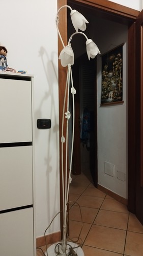 Lampada terra beige - lampada,