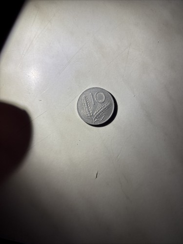 Moneta lire del - 10, 1955