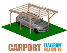 Carport in Legno Impregnato 5