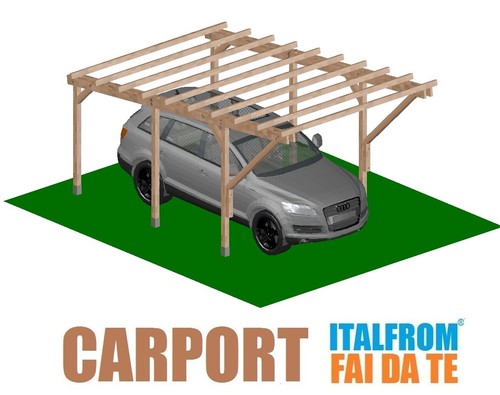 Carport legno impregnato 5 - carport,