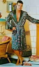 VESTAGLIA UOMO RASO KIMONO