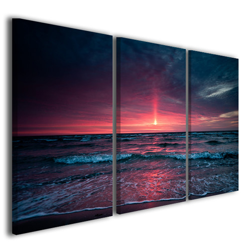 Quadri moderni punkish sunset - quadri,