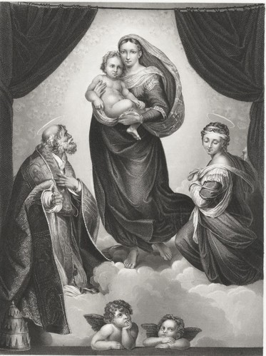 Madonna sistina di - madonna,