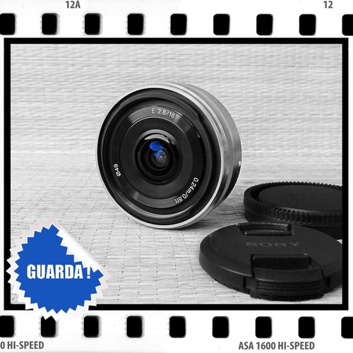 Sony 16mm 8 - 16mm, f/2.8