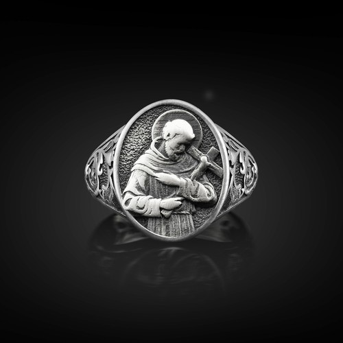 Anello uomo con sigillo - anello, san