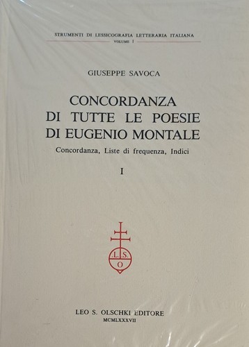 Concordanza tutte poesie - concordanza, le