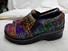 Zoccoli da lavoro Klogs Napoli donna 7 rete pesce arcobaleno antiscivolo comodi