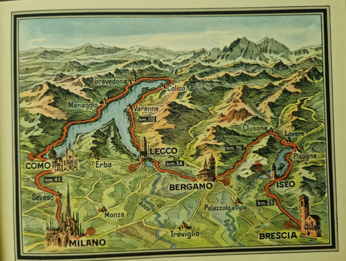 Carta geografica vintage - carta,
