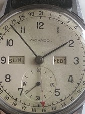 Raro Orologio Movado Tripla