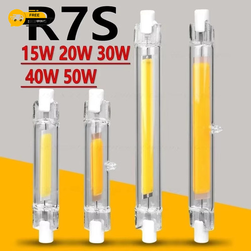 R7s tubo vetro led cob - r7s,