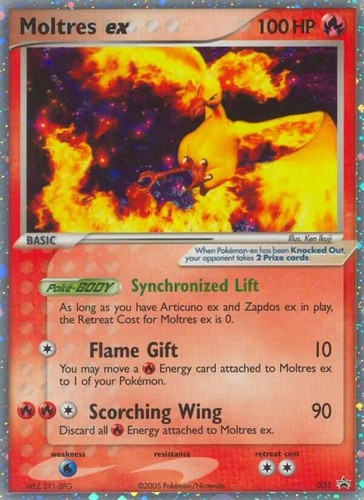 Moltres 031 pokemon - ex,