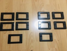 Placca 3 posti grigio