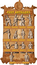 Artiglieria a Piedi Napoleonica Britannica - Figure stampate in 3D