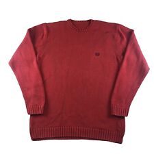Chaps Red Heavy Cotton Jumper M