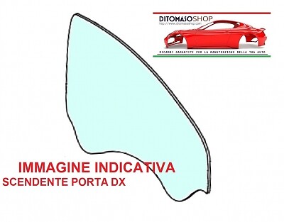 Vetro scendente verde porta - verde,