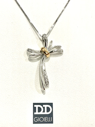 Collana con croce stilizzata - collana,