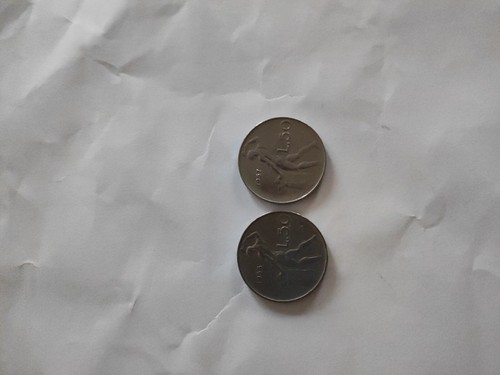 Pezzi 50 lire - pezzi,