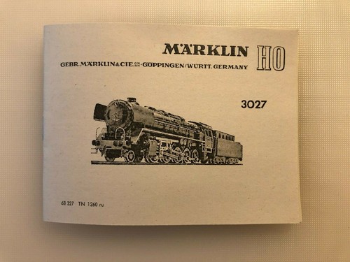 Marklin märklin 3027 - marklin, h0
