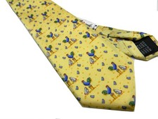 cravatta in seta stampata