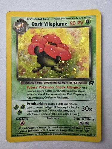 Pokèmon dark vileplume - pokèmon, rara
