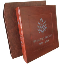 MASTERPHIL - ALBUM PER MONETE DEL VATICANO DI PAPA BENEDETTO XVI - 2005 / 2013 