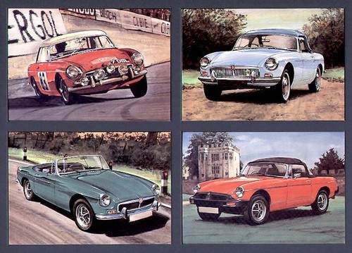 Mgb 1962 set - 1962-80, postcards