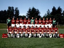 Cartolina squadra calcio - cartolina,