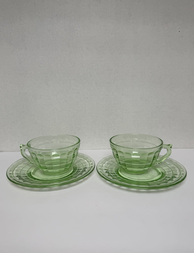 Set piattini vetro - set,