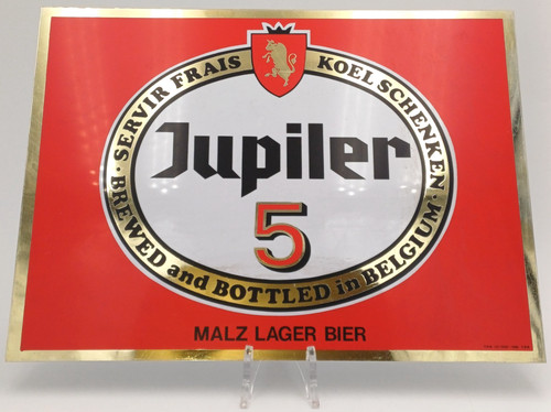 Jupiler bier targa - 5, targa/insegna
