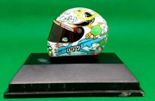 VALENTINO ROSSI MOTO GP VALENCIA 2005 1/8 SCALA Minichamps CASCO HELMET IN TECA