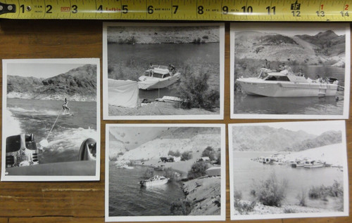 Vtg photos boating camping - 5,