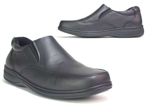 Scarpe uomo nere pelle leggere