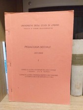 Pedagogia Sociale. Università