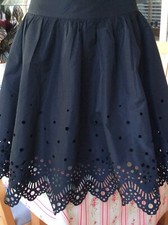 Gonna nera intera taglio lazer