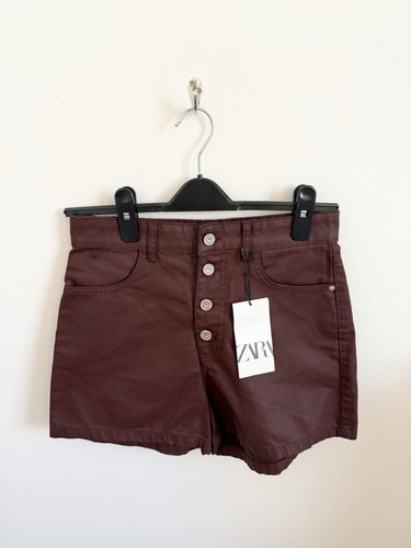 Pantaloncini zara borgogna - zara, in