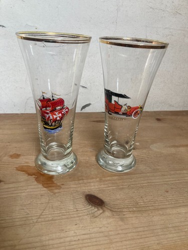 Bicchieri birra trasparenti