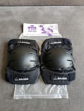 Vintage Rollerblade 1990 Team Rollerblade Skate Knee Pads Black Large BRAND NEW!