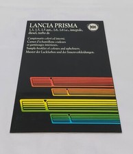 Campionario colori ed interni LANCIA PRISMA - 1987 - Originale